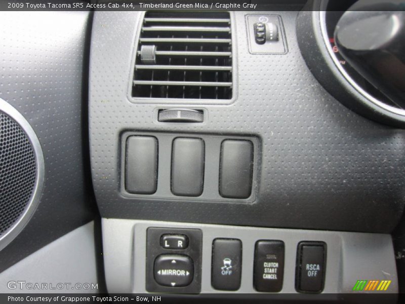 Timberland Green Mica / Graphite Gray 2009 Toyota Tacoma SR5 Access Cab 4x4