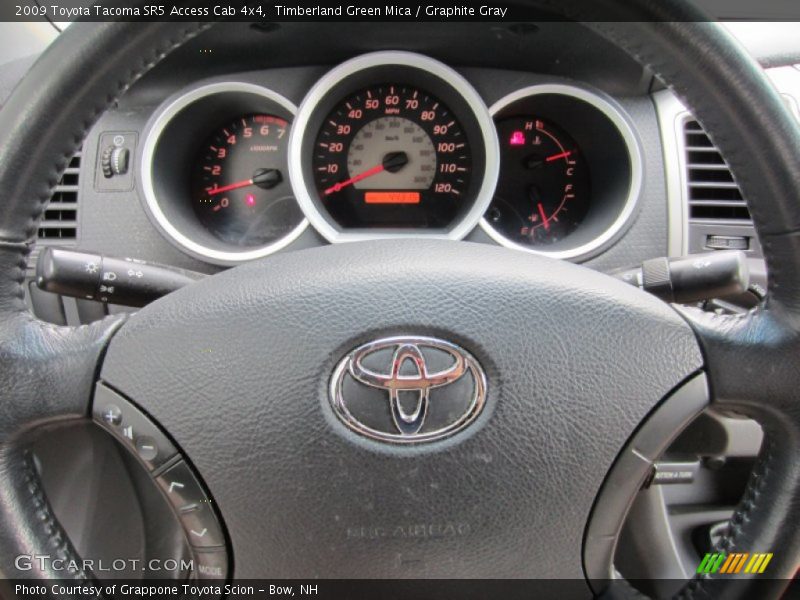 Timberland Green Mica / Graphite Gray 2009 Toyota Tacoma SR5 Access Cab 4x4