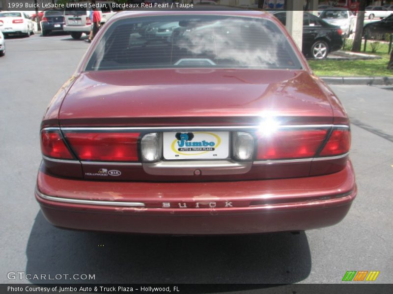Bordeaux Red Pearl / Taupe 1999 Buick LeSabre Limited Sedan