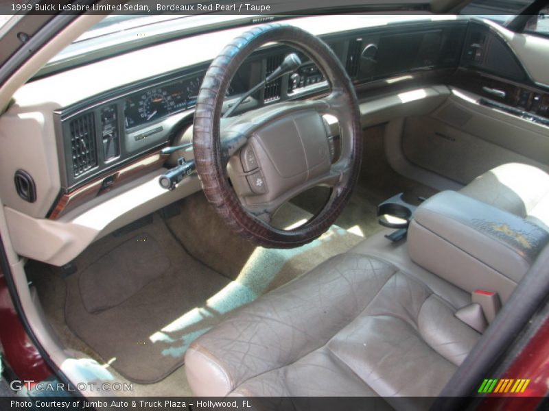 Bordeaux Red Pearl / Taupe 1999 Buick LeSabre Limited Sedan