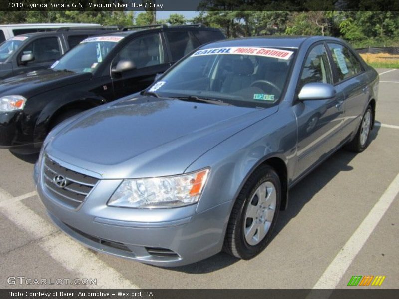 Medium Silver Blue / Gray 2010 Hyundai Sonata GLS
