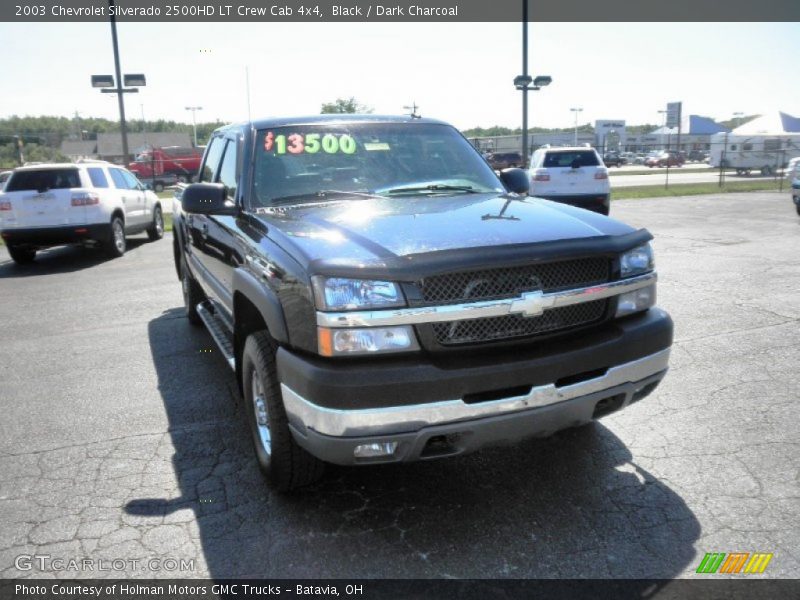 Black / Dark Charcoal 2003 Chevrolet Silverado 2500HD LT Crew Cab 4x4