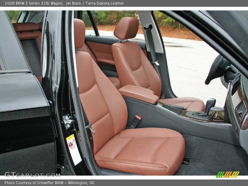 Jet Black / Terra Dakota Leather 2008 BMW 3 Series 328i Wagon