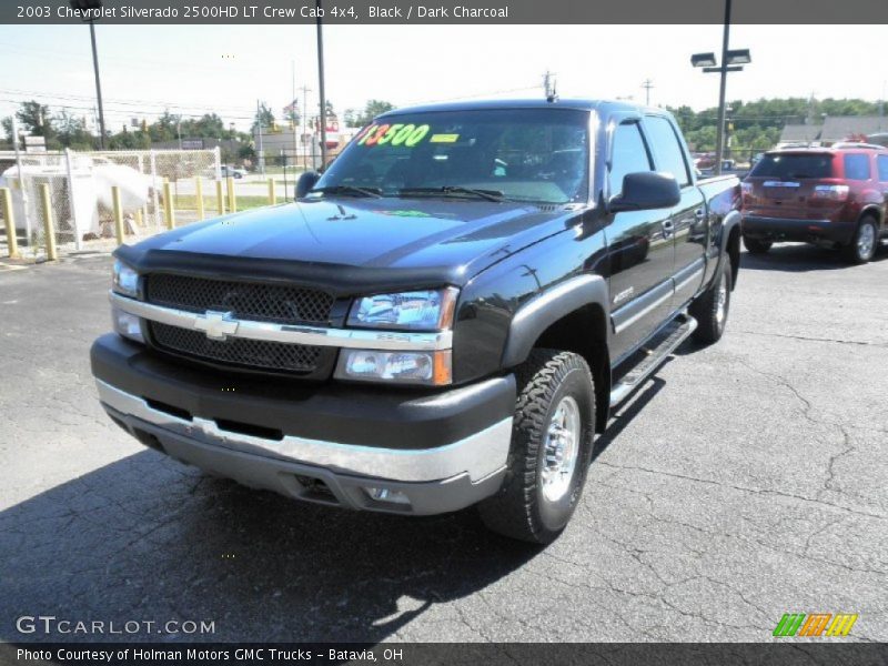Black / Dark Charcoal 2003 Chevrolet Silverado 2500HD LT Crew Cab 4x4