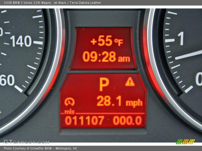 Jet Black / Terra Dakota Leather 2008 BMW 3 Series 328i Wagon