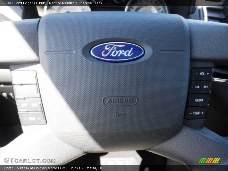 Redfire Metallic / Charcoal Black 2007 Ford Edge SEL Plus