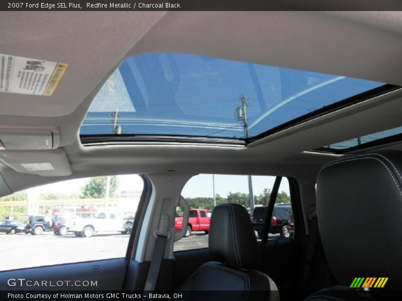 Redfire Metallic / Charcoal Black 2007 Ford Edge SEL Plus