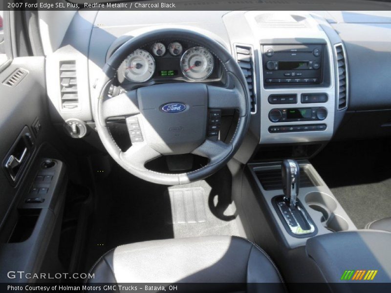 Redfire Metallic / Charcoal Black 2007 Ford Edge SEL Plus