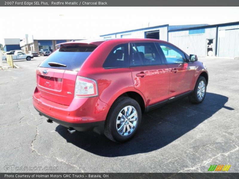 Redfire Metallic / Charcoal Black 2007 Ford Edge SEL Plus