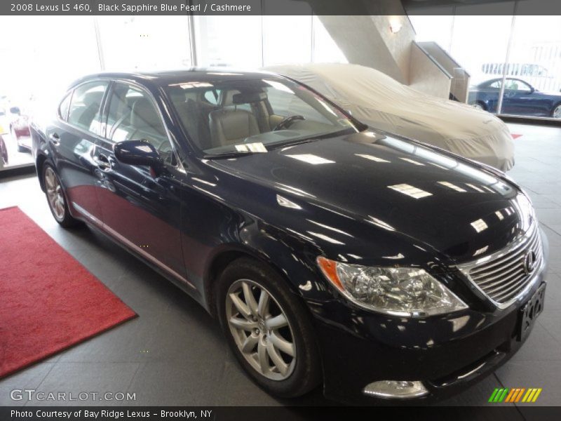 Black Sapphire Blue Pearl / Cashmere 2008 Lexus LS 460