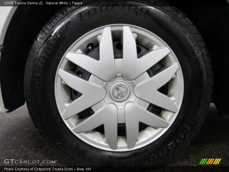 Natural White / Taupe 2008 Toyota Sienna LE