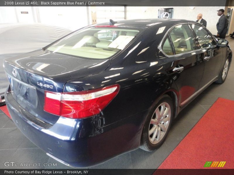 Black Sapphire Blue Pearl / Cashmere 2008 Lexus LS 460