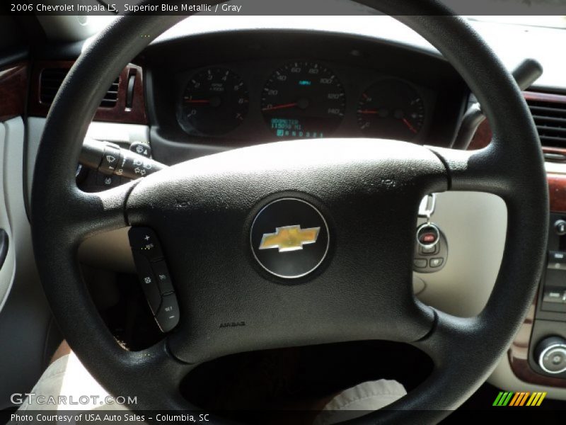 Superior Blue Metallic / Gray 2006 Chevrolet Impala LS