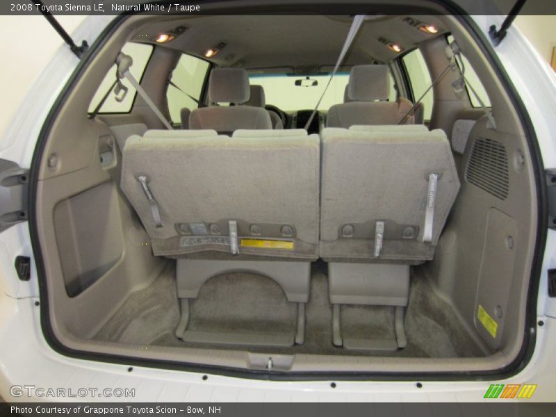 Natural White / Taupe 2008 Toyota Sienna LE