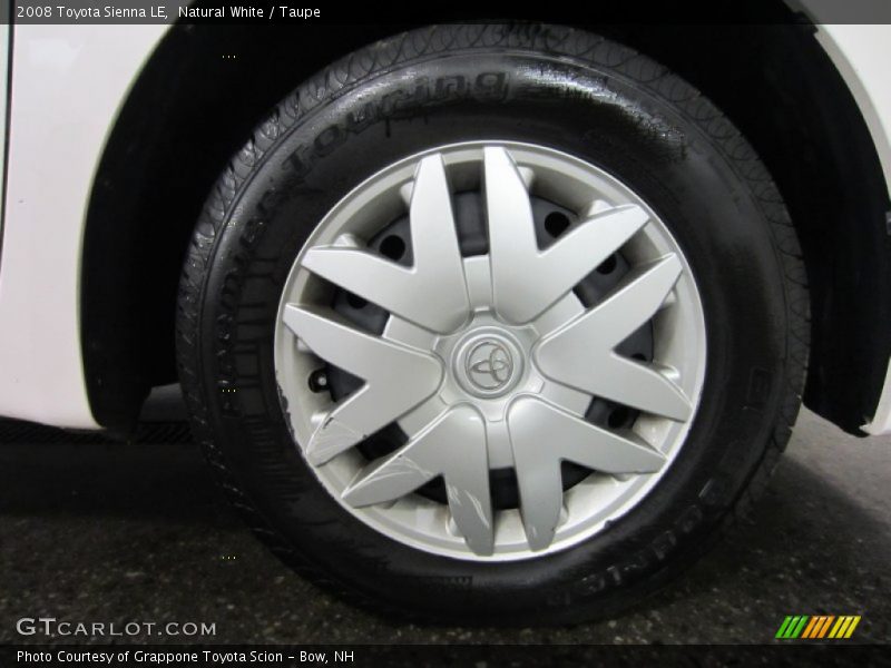 Natural White / Taupe 2008 Toyota Sienna LE