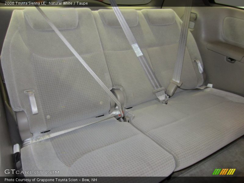 Natural White / Taupe 2008 Toyota Sienna LE