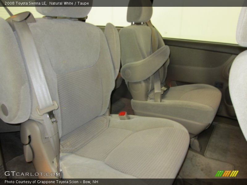 Natural White / Taupe 2008 Toyota Sienna LE