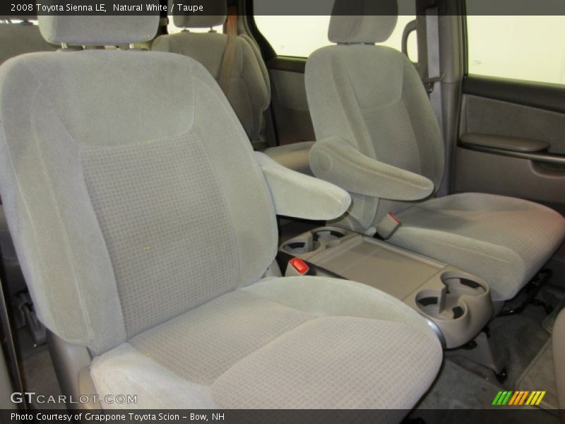 Natural White / Taupe 2008 Toyota Sienna LE