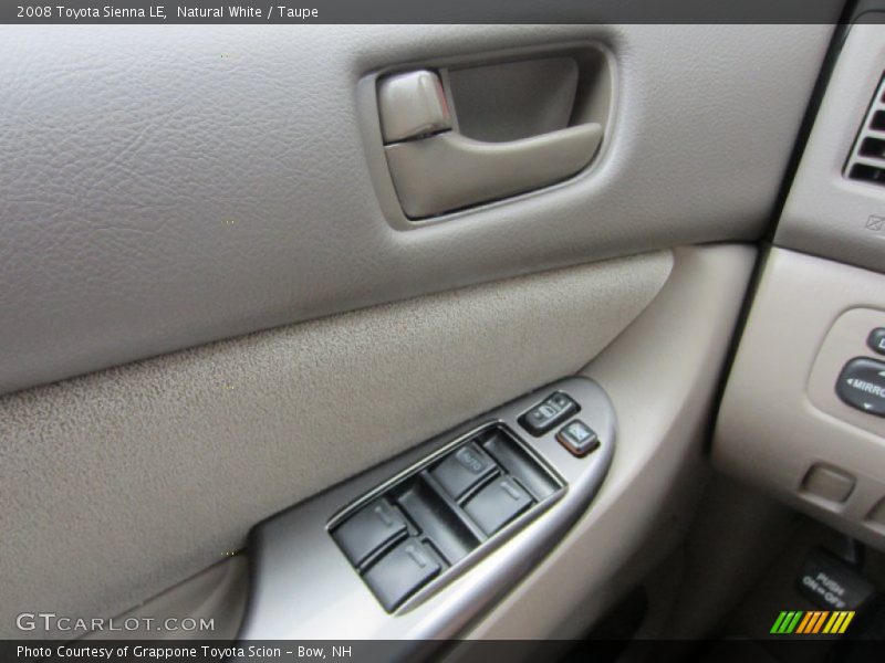 Natural White / Taupe 2008 Toyota Sienna LE