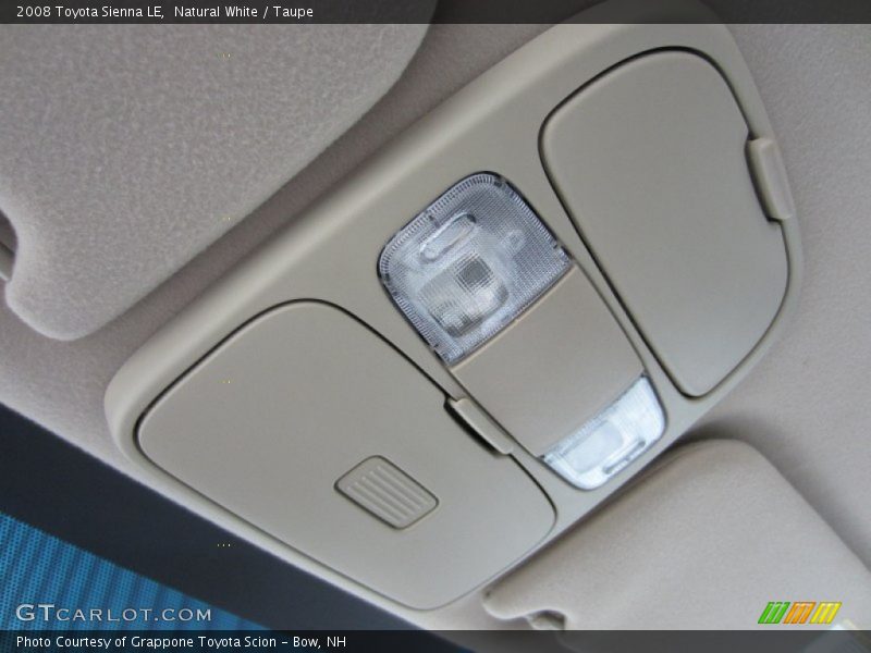 Natural White / Taupe 2008 Toyota Sienna LE
