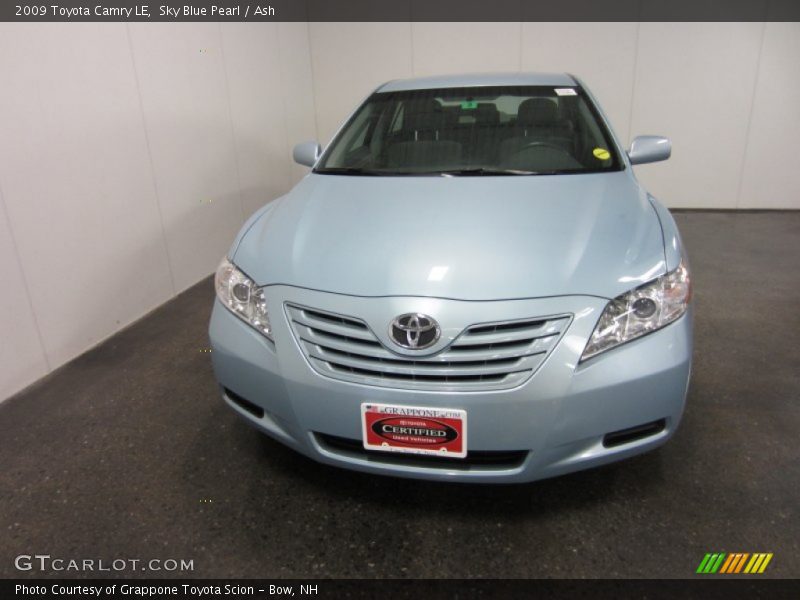 Sky Blue Pearl / Ash 2009 Toyota Camry LE