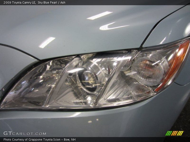 Sky Blue Pearl / Ash 2009 Toyota Camry LE