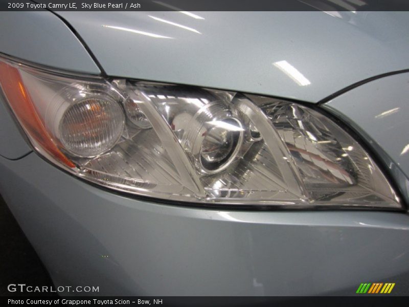 Sky Blue Pearl / Ash 2009 Toyota Camry LE