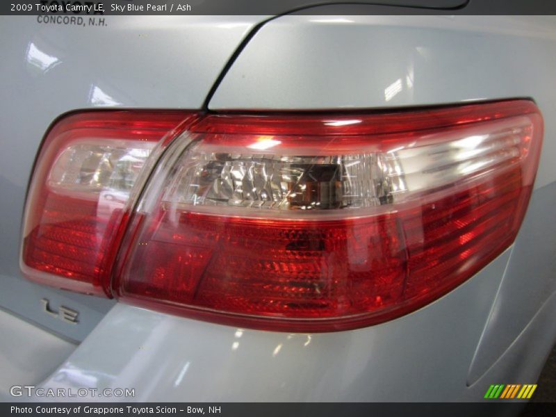 Sky Blue Pearl / Ash 2009 Toyota Camry LE
