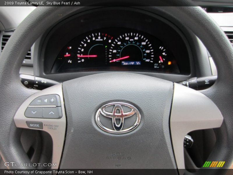 Sky Blue Pearl / Ash 2009 Toyota Camry LE