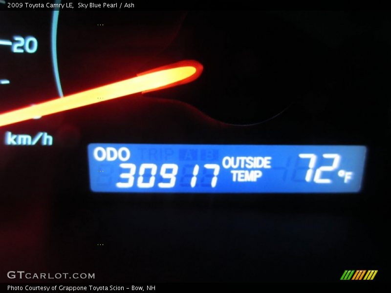 Sky Blue Pearl / Ash 2009 Toyota Camry LE