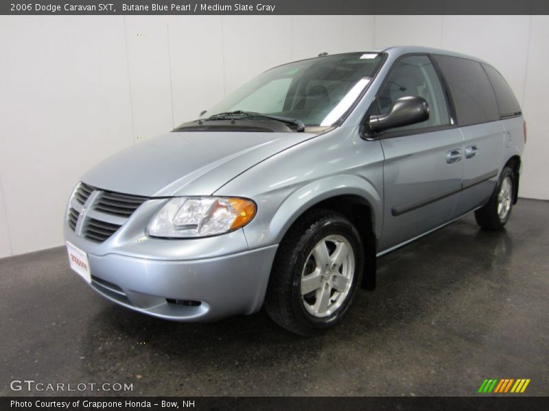 Butane Blue Pearl / Medium Slate Gray 2006 Dodge Caravan SXT