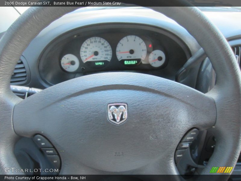 Butane Blue Pearl / Medium Slate Gray 2006 Dodge Caravan SXT