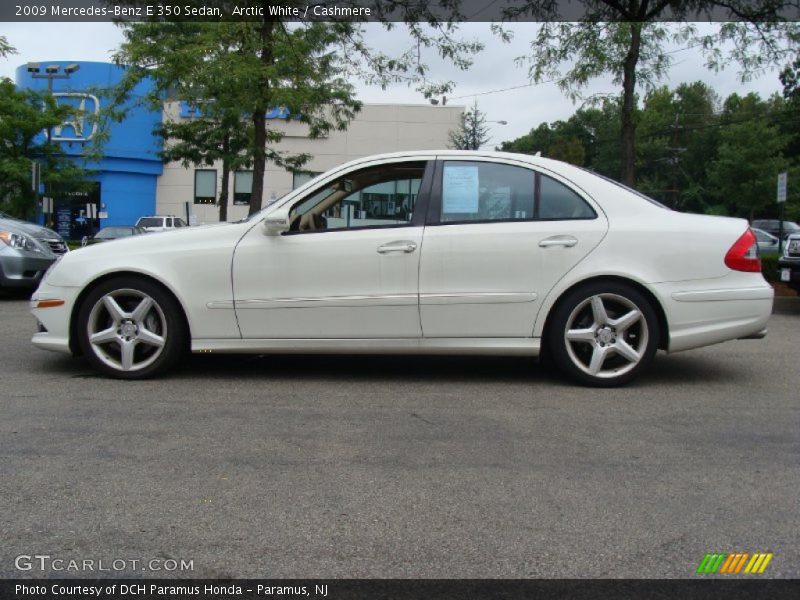 Arctic White / Cashmere 2009 Mercedes-Benz E 350 Sedan