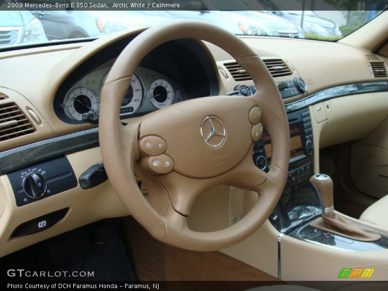 Arctic White / Cashmere 2009 Mercedes-Benz E 350 Sedan