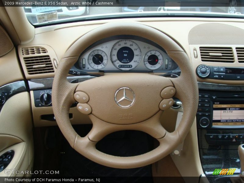 Arctic White / Cashmere 2009 Mercedes-Benz E 350 Sedan