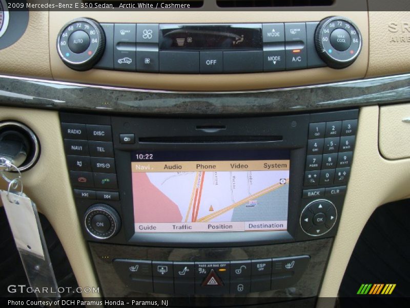 Arctic White / Cashmere 2009 Mercedes-Benz E 350 Sedan