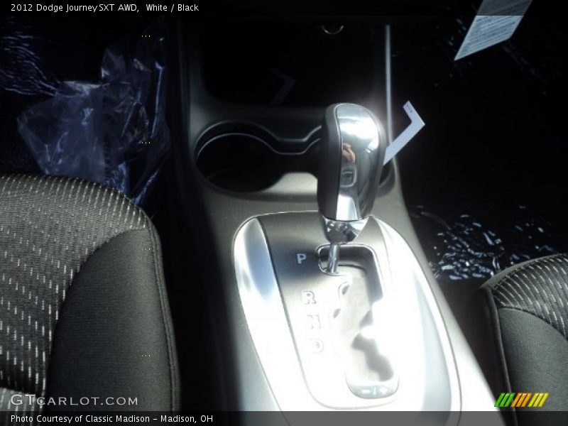 White / Black 2012 Dodge Journey SXT AWD