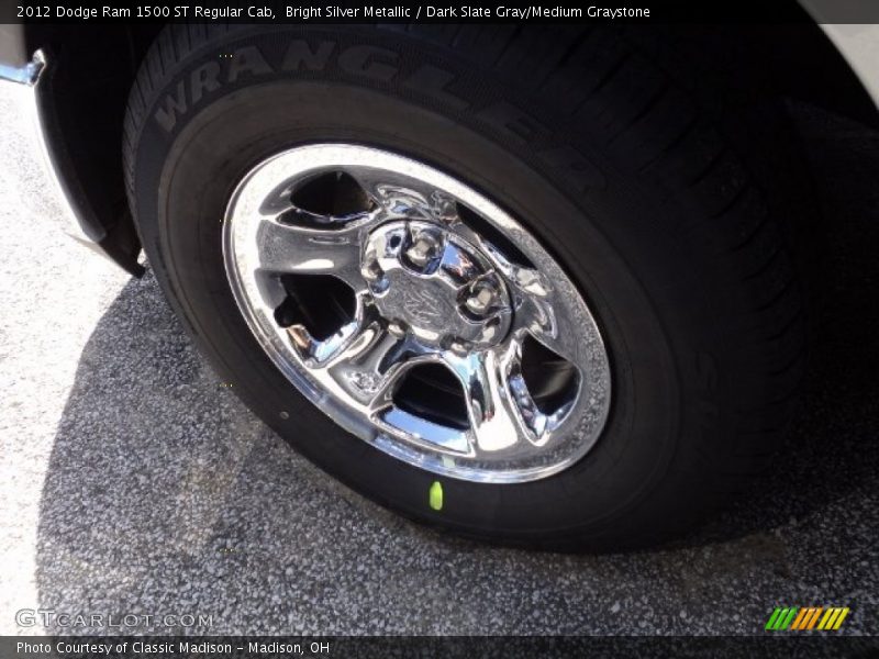 Bright Silver Metallic / Dark Slate Gray/Medium Graystone 2012 Dodge Ram 1500 ST Regular Cab