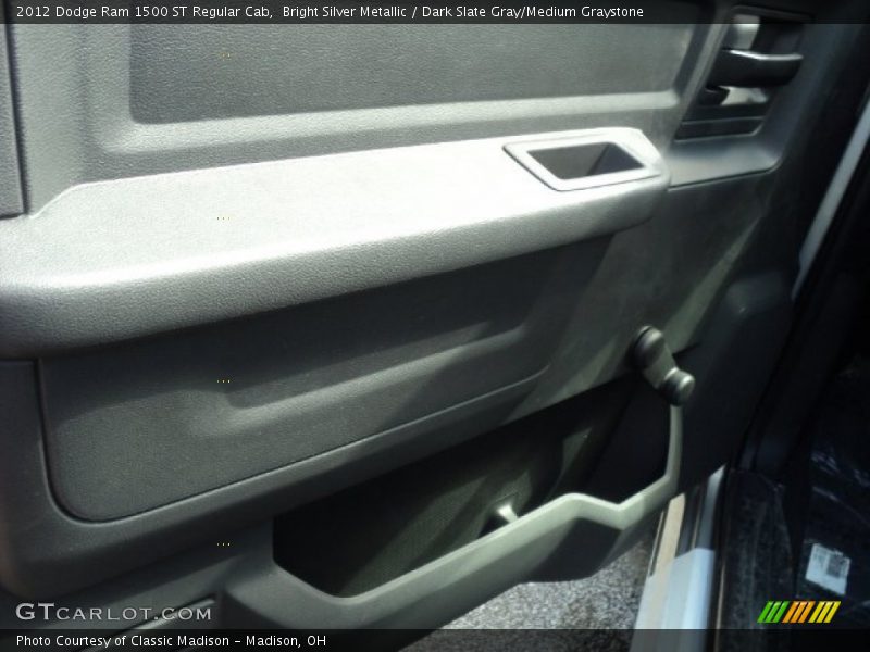 Bright Silver Metallic / Dark Slate Gray/Medium Graystone 2012 Dodge Ram 1500 ST Regular Cab
