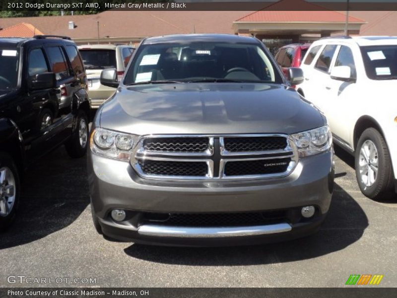 Mineral Gray Metallic / Black 2012 Dodge Durango SXT AWD