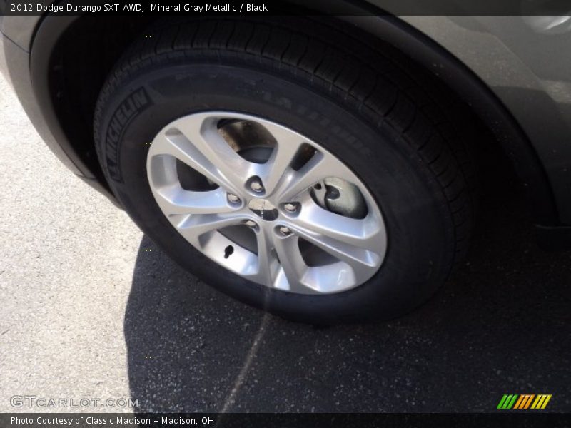 Mineral Gray Metallic / Black 2012 Dodge Durango SXT AWD