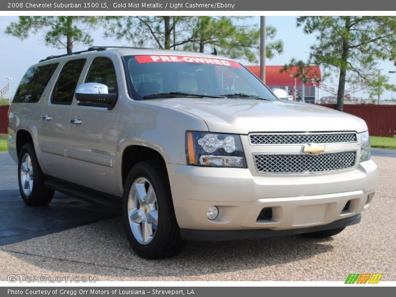 Gold Mist Metallic / Light Cashmere/Ebony 2008 Chevrolet Suburban 1500 LS