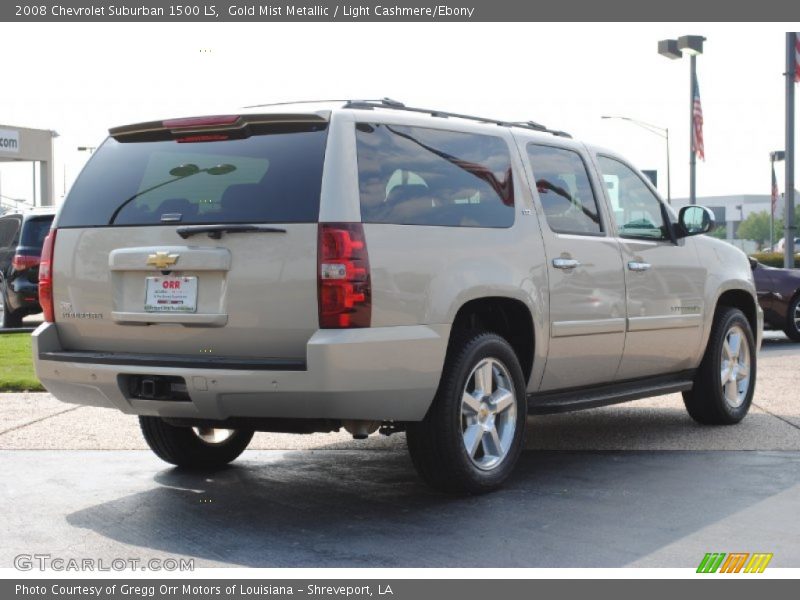 Gold Mist Metallic / Light Cashmere/Ebony 2008 Chevrolet Suburban 1500 LS