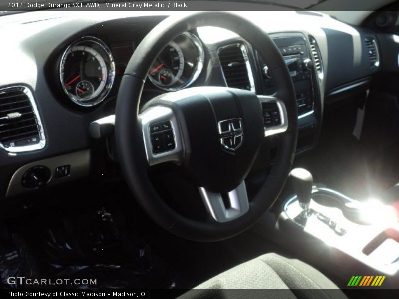 Mineral Gray Metallic / Black 2012 Dodge Durango SXT AWD