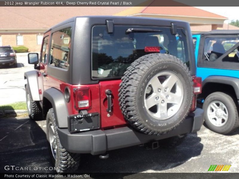 Deep Cherry Red Crystal Pearl / Black 2012 Jeep Wrangler Rubicon 4X4