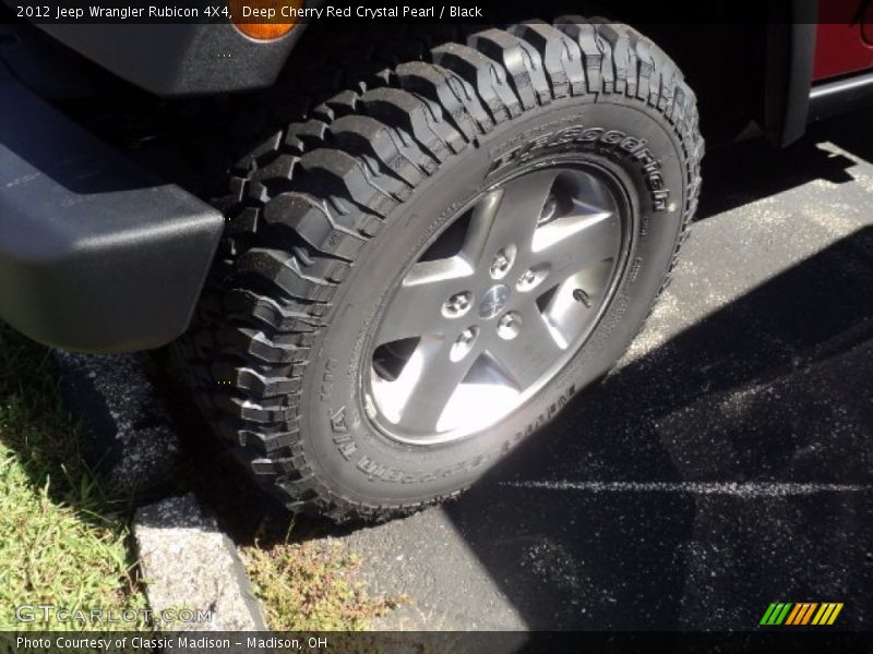 Deep Cherry Red Crystal Pearl / Black 2012 Jeep Wrangler Rubicon 4X4