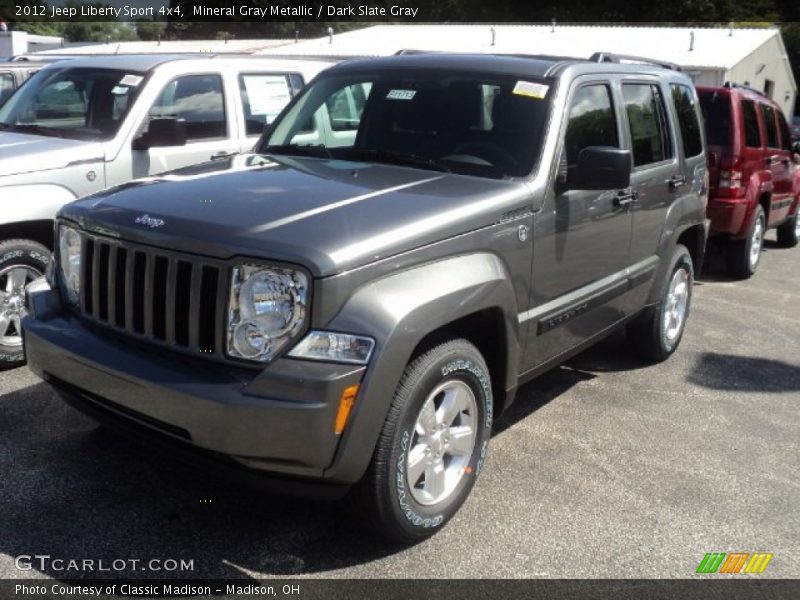 Mineral Gray Metallic / Dark Slate Gray 2012 Jeep Liberty Sport 4x4