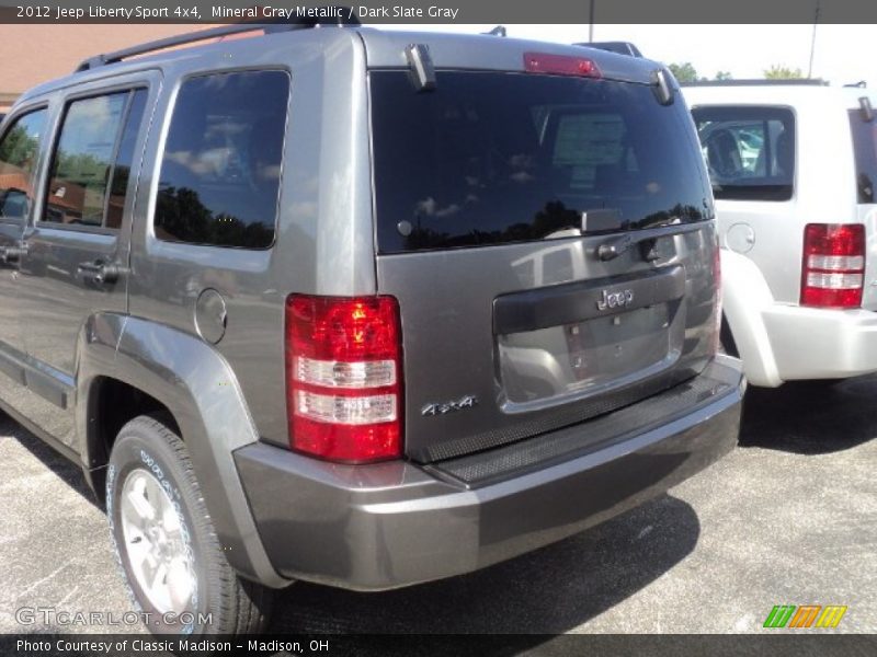 Mineral Gray Metallic / Dark Slate Gray 2012 Jeep Liberty Sport 4x4