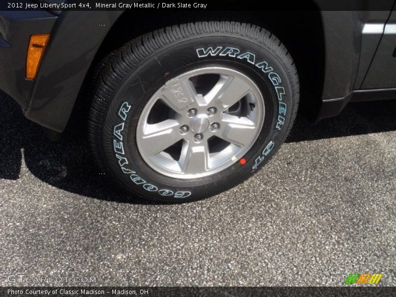 Mineral Gray Metallic / Dark Slate Gray 2012 Jeep Liberty Sport 4x4