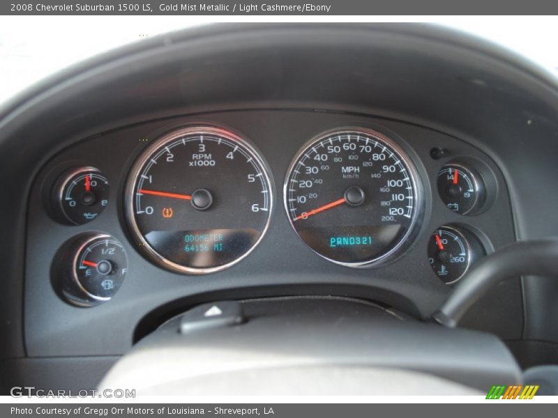  2008 Suburban 1500 LS 1500 LS Gauges